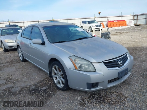 2007 Nissan Maxima 3.5 SE with VIN 1N4BA41E77C825488, listed as a IAAI auction lot 41850268 with 194,150 mi miles. Bid and sale history available at carsss.com. Image 1.