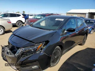 2025 Nissan LEAF SV Plus with VIN 1N4CZ1CV6SC557910, listed as a Copart auction lot 73062344 with 247 mi miles and Salvage Title. Bid and sale history available at carsss.com. Image 1.