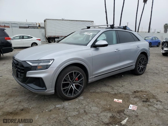2022 Audi Q8 Premium Plus with VIN WA1EVBF12ND034289, listed as a Copart auction lot 51752554 with 11,792 mi miles. Bid and sale history available at carsss.com. Image 1.