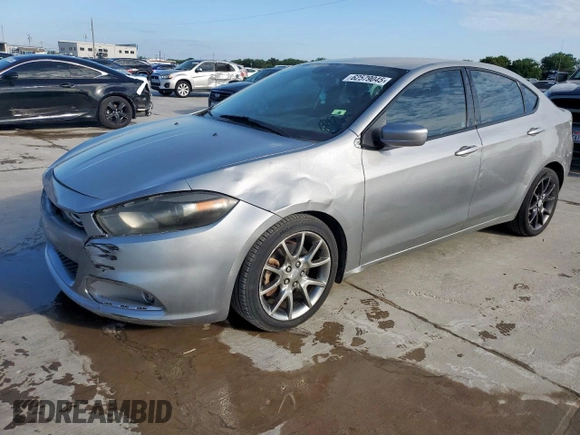 2015 Dodge Dart SXT with VIN 1C3CDFBB2FD181563, listed as a Copart auction lot 62579045 with 217,211 mi miles and Clean title. Bid and sale history available at DreamBid. Image 1.