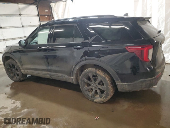2023 Ford Explorer ST-Line with VIN 1FMSK8KH4PGA94157, listed as a Copart auction lot 48852515 with 37,842 mi miles and Salvage title. Bid and sale history available at DreamBid. Image 2.