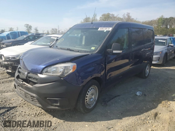 2018 Ram ProMaster City Cargo Tradesman z VIN ZFBERFAB5J6K09198, wystawiony jako Copart lot #50823875 z przebiegiem 79 667 mil mil oraz Szkoda całkowita • Salvage title. Historia ofert i sprzedaży dostępna na DreamBid. Obrazek 1.