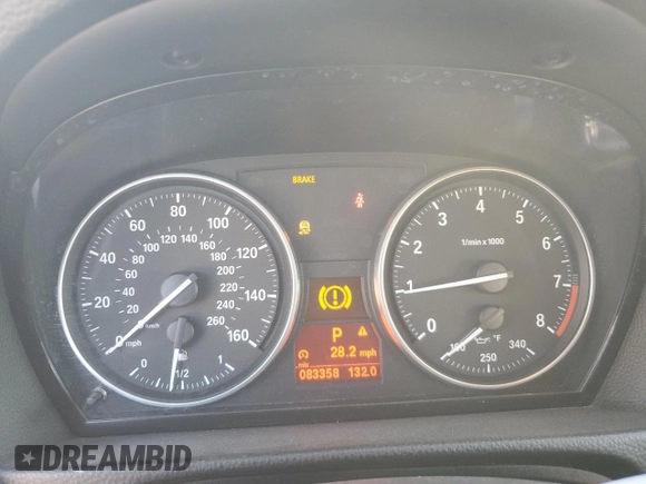 2013 BMW 3 Series 335i with VIN WBADX7C55DJ589394, listed as a Copart auction lot 85791934 with 83,358 mi miles and Salvage Title. Bid and sale history available at DreamBid. Image 9.
