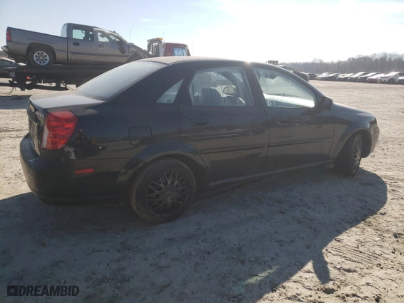 2005 Suzuki Forenza S with VIN KL5JD56Z55K171906, listed as a Copart auction lot 83628624 with 0 mi miles and Salvage Title. Bid and sale history available at carsss.com. Image 3.