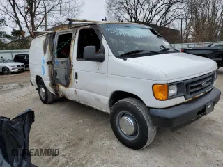 2005 Ford Econoline Cargo with VIN 1FTNE24W05HA67241, listed as a Copart auction lot 85980654 with Not Provided miles and Clean Title. Bid and sale history available at carsss.com. Image 4.