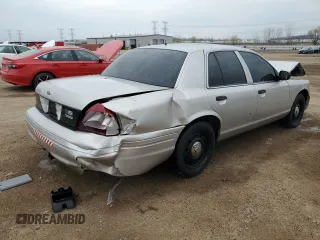 2008 Ford Police Interceptor with VIN 2FAFP71V28X131278, listed as a Copart auction lot 53791315 with 166,096 mi miles and Salvage title. Bid and sale history available at DreamBid. Image 3.