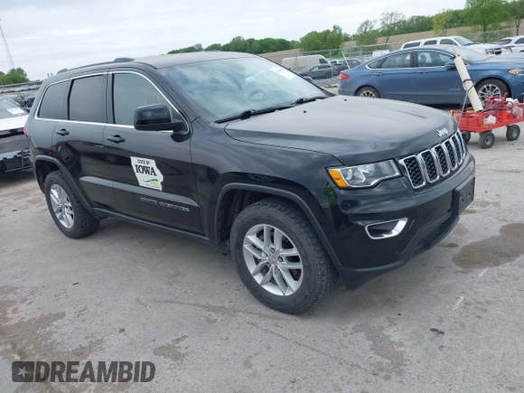 2018 Jeep Grand Cherokee Laredo E with VIN 1C4RJFAG6JC335606, listed as a IAAI auction lot 42280666 with 113,438 mi miles and . Bid and sale history available at DreamBid. Image 1.