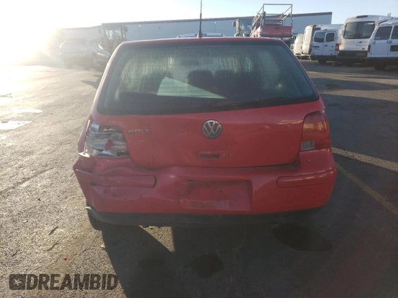 1999 Volkswagen Golf z VIN WVWBC31J6XW358185, wystawiony jako Copart lot #78451614 z przebiegiem 65 281 mil mil oraz Czysty tytuł • Clean title. Historia ofert i sprzedaży dostępna na DreamBid. Obrazek 6.