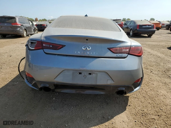 2018 Infiniti Q60 3.0t LUXE with VIN JN1EV7EKXJM342353, listed as a Copart auction lot 71458074 with 103,139 mi miles and Salvage Title. Bid and sale history available at carsss.com. Image 6.