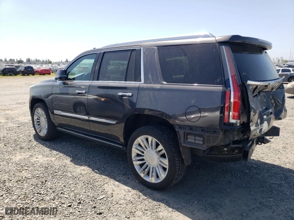 2017 Cadillac Escalade Platinum with VIN 1GYS4DKJ4HR127555, listed as a Copart auction lot 53162405 with 119,934 mi miles and Salvage Title. Bid and sale history available at carsss.com. Image 2.