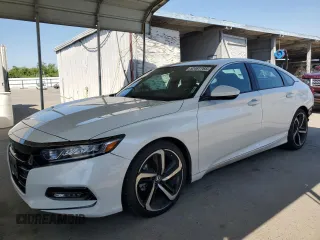 2020 Honda Accord Sport with VIN 1HGCV2F3XLA002575, listed as a Copart auction lot 52487765 with 99,222 mi miles and Salvage title. Bid and sale history available at DreamBid. Image 1.