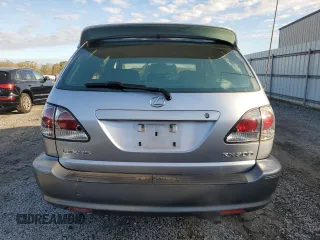 2001 Lexus RX 300 with VIN JTJGF10U010095633, listed as a Copart auction lot 79744634 with 186,324 mi miles and Salvage Title. Bid and sale history available at carsss.com. Image 6.