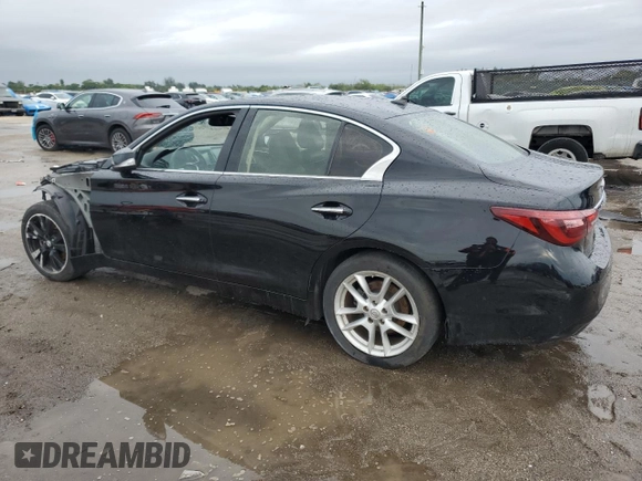 2018 Infiniti Q50 Sport with VIN JN1EV7AP8JM359508, listed as a Copart auction lot 87256854 with Not Provided miles and Salvage Title. Bid and sale history available at carsss.com. Image 2.