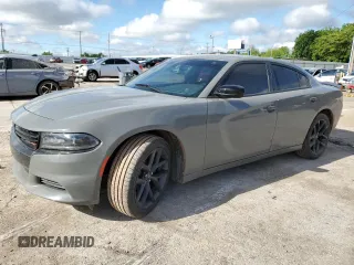 2019 Dodge Charger SXT z VIN 2C3CDXBG5KH672949, wystawiony jako Copart lot #55647765 z przebiegiem 58 543 mil mil oraz Szkoda całkowita • Salvage title. Historia ofert i sprzedaży dostępna na DreamBid. Obrazek 1.