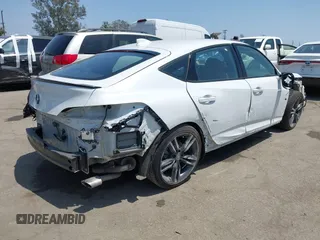 2024 Acura Integra Technology with VIN 19UDE4G77RA028884, listed as a IAAI auction lot 42444091 with 18,600 mi miles and . Bid and sale history available at DreamBid. Image 4.