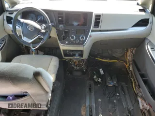 2015 Toyota Sienna LE AAS with VIN 5TDKK3DCXFS627254, listed as a Copart auction lot 49837295 with 107,701 mi miles and Salvage Title. Bid and sale history available at DreamBid. Image 8.