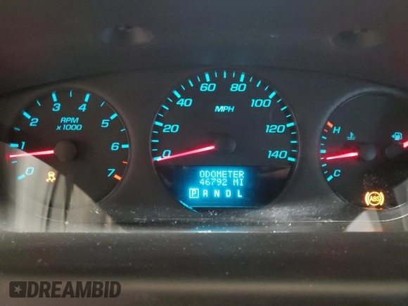 2015 Chevrolet Impala LS with VIN 2G1WA5E35F1136279, listed as a Copart auction lot 57097715 with 46,792 mi miles and Salvage title. Bid and sale history available at DreamBid. Image 9.