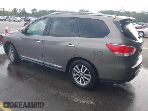 2013 Nissan Pathfinder SV with VIN 5N1AR2MNXDC627266, listed as a IAAI auction lot 42284429 with 163,910 mi miles and . Bid and sale history available at DreamBid. Image 3.