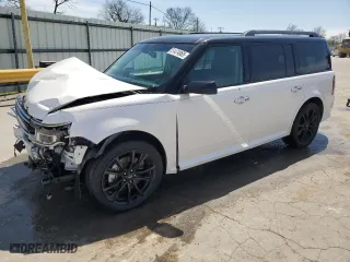 2019 Ford Flex Limited EcoBoost with VIN 2FMHK6DT3KBA16677, listed as a Copart auction lot 51474865 with 55,866 mi miles and Salvage Title. Bid and sale history available at carsss.com. Image 1.