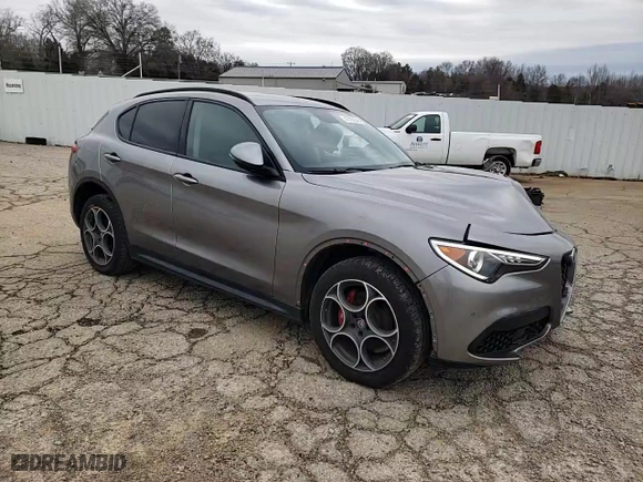 2018 Alfa Romeo Stelvio Sport with VIN ZASFAKPN5J7B91080, listed as a Copart auction lot 42786345 with 62,891 mi miles and Salvage Title. Bid and sale history available at carsss.com. Image 12.
