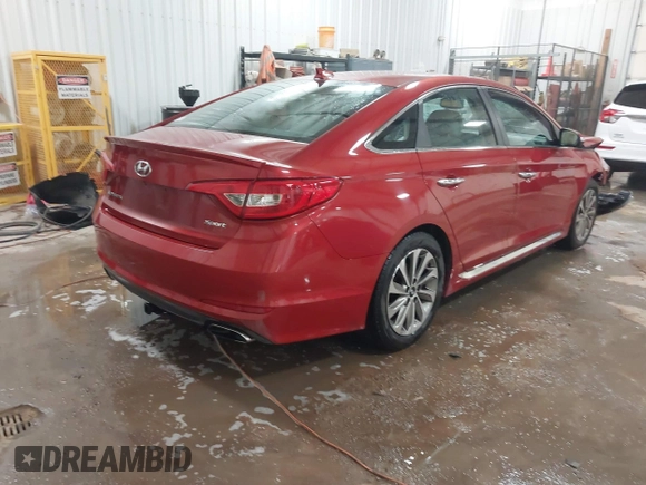 2017 Hyundai Sonata Sport with VIN 5NPE34AF7HH513901, listed as a IAAI auction lot 41556687 with 108,696 mi miles and . Bid and sale history available at DreamBid. Image 4.