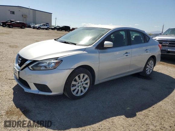 2017 Nissan Sentra SV z VIN 3N1AB7AP7HY394393, wystawiony jako Copart lot #56209135 z przebiegiem 84 022 mil mil oraz Szkoda całkowita • Salvage title. Historia ofert i sprzedaży dostępna na DreamBid. Obrazek 1.