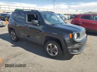 2017 Jeep Renegade Sport with VIN ZACCJBAB5HPG21181, listed as a Copart auction lot 64287605 with 104,070 mi miles and Clean title. Bid and sale history available at DreamBid. Image 4.