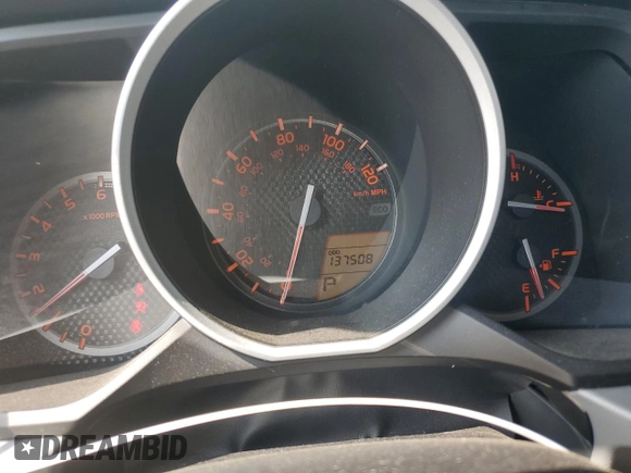 2012 Toyota 4Runner SR5 with VIN JTEBU5JR8C5097913, listed as a Copart auction lot 60094975 with 137,508 mi miles and Salvage title. Bid and sale history available at DreamBid. Image 9.