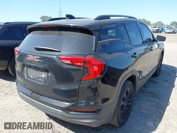 2020 GMC Terrain SLT with VIN 3GKALPEV4LL171645, listed as a IAAI auction lot 42029684 with 90,819 mi miles. Bid and sale history available at carsss.com. Image 4.