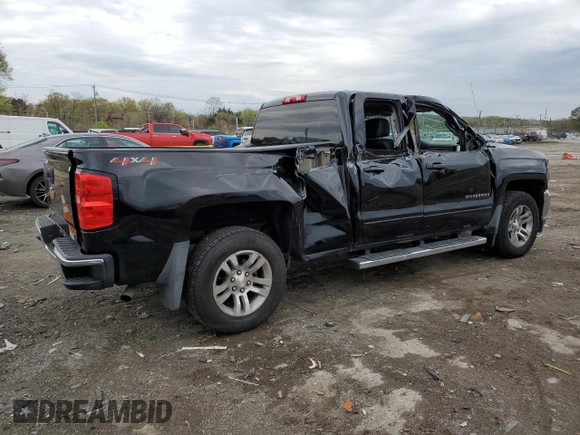 2018 Chevrolet Silverado 1500 LT with VIN 1GCVKREC0JZ185655, listed as a Copart auction lot 53032115 with 44,621 mi miles and Salvage Title. Bid and sale history available at DreamBid. Image 3.