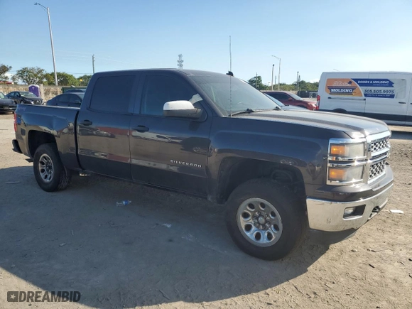 2014 Chevrolet Silverado 1500 LT with VIN 3GCUKREH9EG292992, listed as a Copart auction lot 81887564 with 159,527 mi miles and Salvage Title. Bid and sale history available at carsss.com. Image 4.