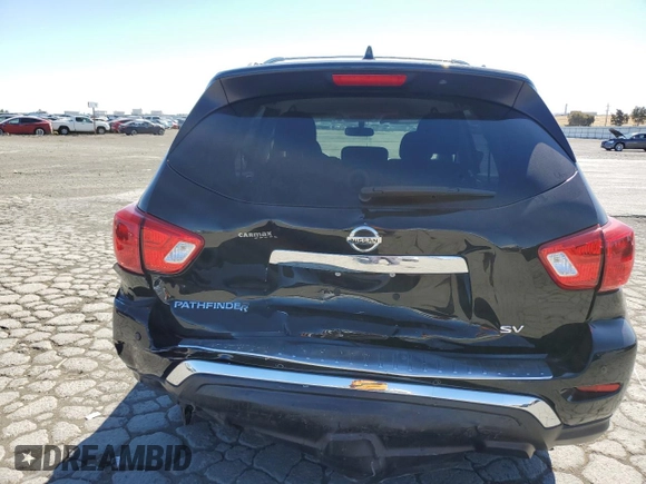 2019 Nissan Pathfinder SV with VIN 5N1DR2MN0KC603021, listed as a Copart auction lot 55785595 with 60,674 mi miles and Salvage title. Bid and sale history available at DreamBid. Image 6.