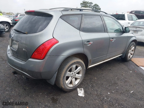 2006 Nissan Murano SL with VIN JN8AZ08TX6W409710, listed as a IAAI auction lot 41899720 with 182,303 mi miles. Bid and sale history available at carsss.com. Image 4.