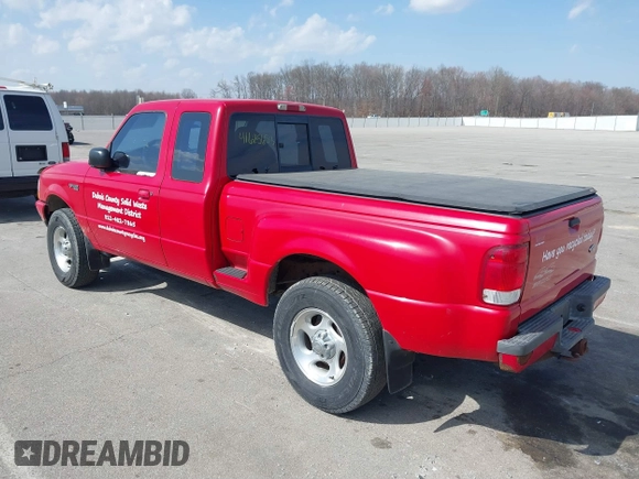 2000 Ford Ranger XLT with VIN 1FTZR15X2YTA05333, listed as a IAAI auction lot 41801671 with 122,571 mi miles and . Bid and sale history available at DreamBid. Image 3.