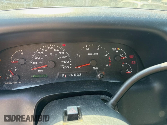 2003 Ford F-350 XL with VIN 1FTWW33P23EC02154, listed as a Copart auction lot 74262214 with 260,336 mi miles and Clean Title. Bid and sale history available at DreamBid. Image 8.