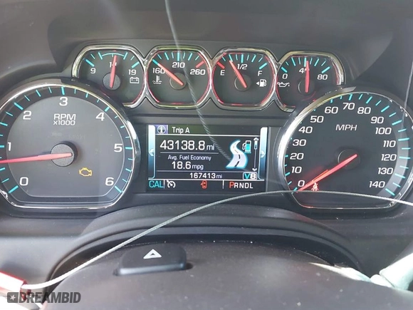 2018 Chevrolet Suburban LT with VIN 1GNSCHKC4JR142930, listed as a IAAI auction lot 41716344 with 167,413 mi miles. Bid and sale history available at carsss.com. Image 15.