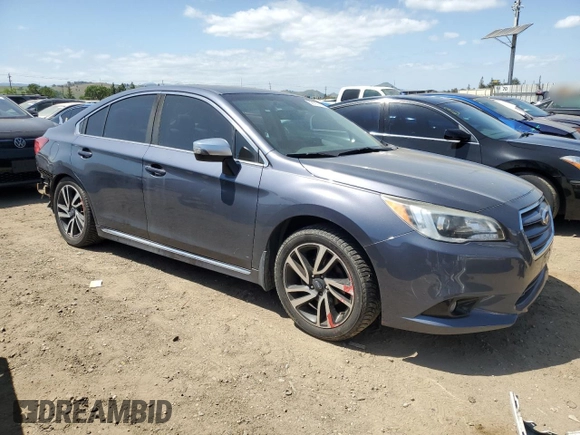 2017 Subaru Legacy Sport with VIN 4S3BNAS61H3049316, listed as a Copart auction lot 52197185 with 101,016 mi miles and Salvage Title. Bid and sale history available at carsss.com. Image 4.