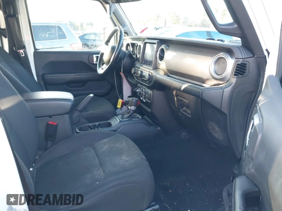 2020 Jeep Wrangler Unlimited Sahara with VIN 1C4HJXENXLW220910, listed as a IAAI auction lot 41090420 with 88,895 mi miles and . Bid and sale history available at DreamBid. Image 5.