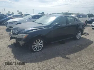 2010 Lexus IS 250 with VIN JTHCF5C21A5041066, listed as a Copart auction lot 57221695 with 256,419 mi miles and Salvage title. Bid and sale history available at DreamBid. Image 1.