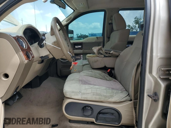 2007 Ford F-150 XLT with VIN 1FTPW12V77FA65348, listed as a Copart auction lot 59727355 with 146,566 mi miles and Salvage title. Bid and sale history available at DreamBid. Image 7.