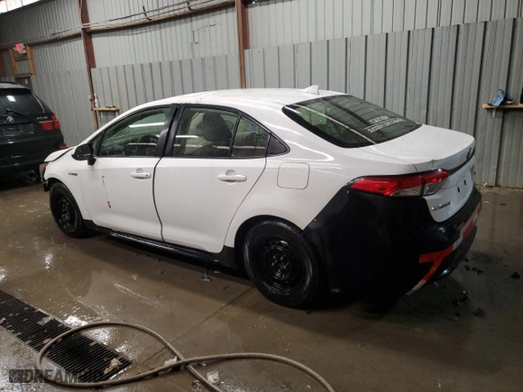 2020 Toyota Corolla Hybrid LE with VIN JTDEBRBE2LJ013148, listed as a Copart auction lot 82840754 with 227,406 mi miles and Salvage Title. Bid and sale history available at carsss.com. Image 2.