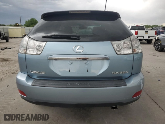 2008 Lexus RX 350 with VIN 2T2HK31UX8C050174, listed as a Copart auction lot 57179335 with 229,346 mi miles and Clean Title. Bid and sale history available at DreamBid. Image 6.
