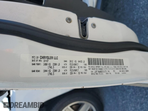 2008 Jeep Patriot Limited with VIN 1J8FT48W88D519179, listed as a Copart auction lot 49710235 with 140,578 mi miles and Salvage Title. Bid and sale history available at DreamBid. Image 15.