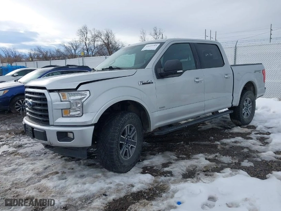 2017 Ford F-150 XL with VIN 1FTEW1EG3HKD18064, listed as a IAAI auction lot 41635283 with 193,147 mi miles. Bid and sale history available at carsss.com. Image 2.