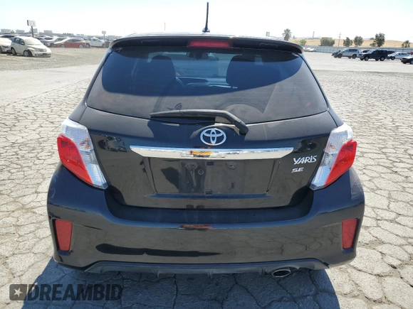 2012 Toyota Yaris L with VIN JTDKTUD34CD505077, listed as a Copart auction lot 63422445 with 141,067 mi miles and Salvage title. Bid and sale history available at DreamBid. Image 6.