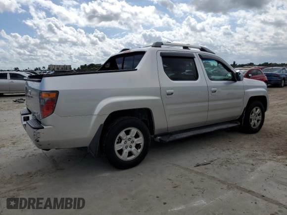 2006 Honda Ridgeline RTL with VIN 2HJYK16586H530898, listed as a Copart auction lot 77734934 with 137,560 mi miles and Clean Title. Bid and sale history available at carsss.com. Image 3.
