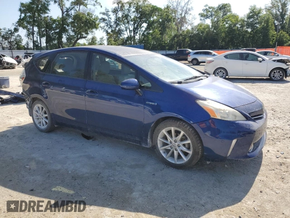 2012 Toyota Prius Two with VIN JTDZN3EU4C3132722, listed as a Copart auction lot 55067085 with 134,276 mi miles and Salvage Title. Bid and sale history available at DreamBid. Image 4.