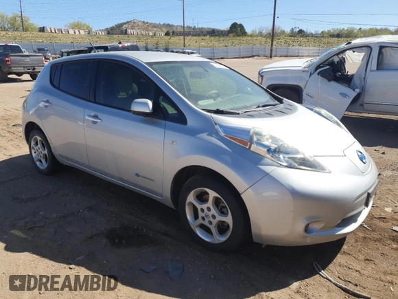 2011 Nissan LEAF SL-e with VIN JN1AZ0CP9BT009416, listed as a Copart auction lot 53686205 with 59,763 mi miles and Clean Title. Bid and sale history available at carsss.com. Image 4.