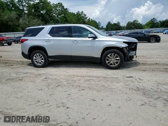 2019 Chevrolet Traverse LT Cloth with VIN 1GNERGKW3KJ269071, listed as a Copart auction lot 61063245 with 155,058 mi miles and Salvage title. Bid and sale history available at DreamBid. Image 15.