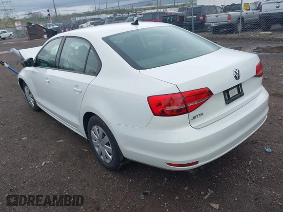 2015 Volkswagen Jetta Sedan 2.0L S with VIN 3VW2K7AJ5FM313969, listed as a IAAI auction lot 41951550 with 104,735 mi miles. Bid and sale history available at carsss.com. Image 3.
